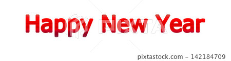 裝飾文字：新年快樂 142184709