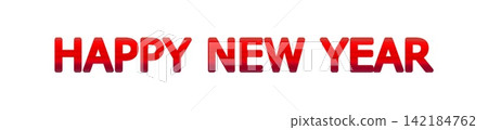 Decorative lettering: HAPPY NEW YEAR Decorative lettering: HAPPY NEW YEAR 142184762
