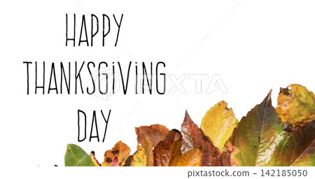 Vertical video: On tap greeting animating while leaves forming fall border for holiday card ads Vertical video: On tap greeting animating while leaves forming fall border for holiday card ads 142185050