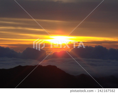 Sunrise from the summit of Haleakala, Maui Sunrise from the summit of Haleakala, Maui 142187582