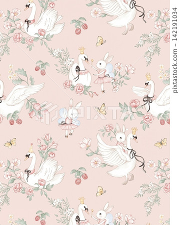 Huge collection of vintage floral and whimsical nursery seamless pattern swatches Huge collection of vintage floral and whimsical nursery seamless pattern swatches 142191034