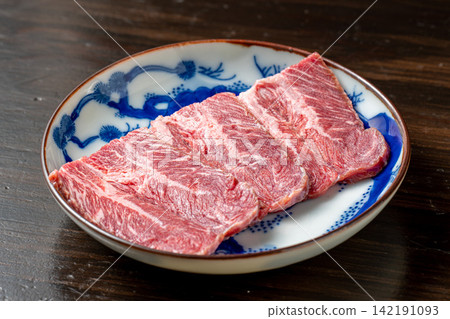 Rich and flavorful beef cheek meat Rich and flavorful beef cheek meat 142191093