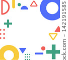Square-shaped background material composed of geometric shapes. Square-shaped background material composed of geometric shapes. 142191585