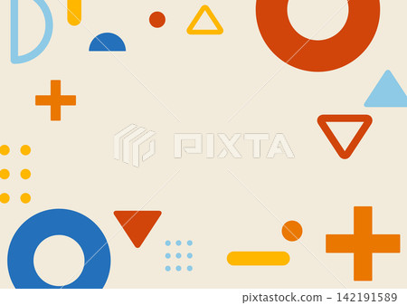 Background material composed of shapes Background material composed of shapes 142191589