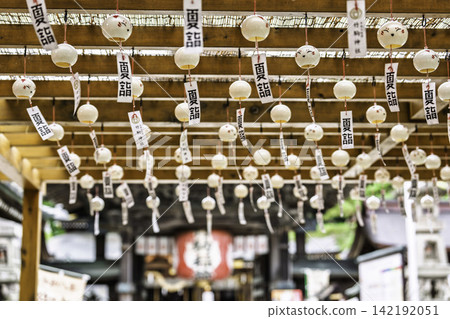 夏天的竹駒神社,路上的風鈴,夏日參拜,宮城縣岩沼市 夏天的竹駒神社,路上的風鈴,夏日參拜,宮城縣岩沼市 142192051