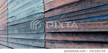Weathered texture on the bamboo blind Weathered texture on the bamboo blind 142192150