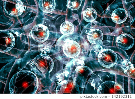 Cancer cells background Cancer cells background 142192311