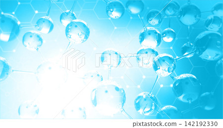 Abstract molecules background Abstract molecules background 142192330