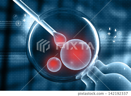 In vitro fertilization IVF, medical background In vitro fertilization IVF, medical background 142192337