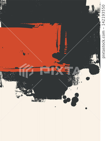 Abstract Grunge Brush Stroke Background Vector Abstract Grunge Brush Stroke Background Vector 142193550