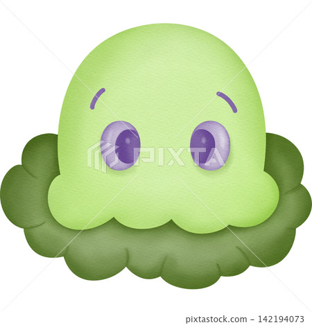 cartoon hand drawn illustrations for Halloween decoration. cartoon hand drawn illustrations for Halloween decoration. 142194073