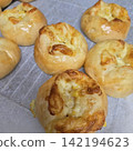 Freshly baked homemade corn cheese bread 142194623