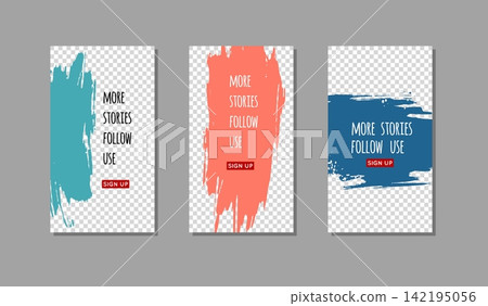 Color ink brush stroke on white background. Color ink brush stroke on white background. 142195056