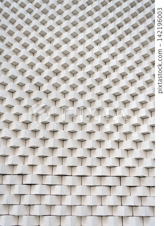 Geometrical backdrop. Geometric pattern background. Geometric architecture. Cement shape background. Geometric shape. Concrete structure architecture. Symmetrical geometrical background Geometrical backdrop. Geometric pattern background. Geometric architecture. Cement shape background. Geometric shape. Concrete structure architecture. Symmetrical geometrical background 142196003