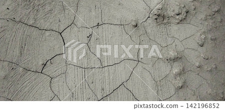 Cracked cement plaster surface texture Cracked cement plaster surface texture 142196852