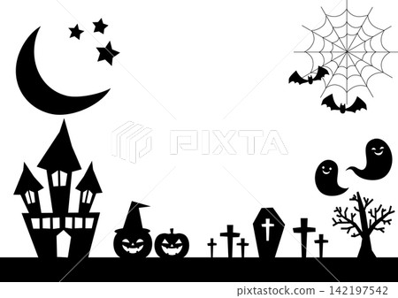 Halloween background material Halloween background material 142197542
