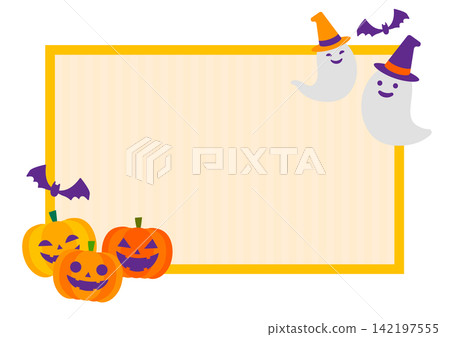Halloween frame material Halloween frame material 142197555