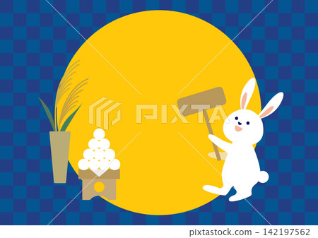 Moon-viewing background material Moon-viewing background material 142197562