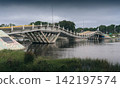 La Barra Undulating Bridge Punta Del Este Dramatic Sky Clouds 142197574