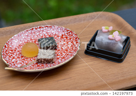 Delicious Japanese sweets Delicious Japanese sweets 142197973