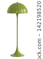 Lamp isolated on green background 142198520