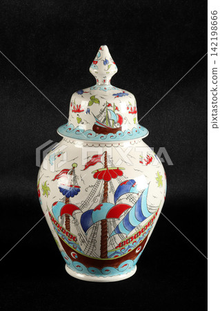 decorative antique handmade ceramic vase decorative antique handmade ceramic vase 142198666