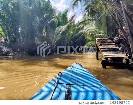 Mekong River boat tour Mekong River boat tour 142198765