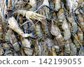 Sea prawn shrimp to sell in Thai market, Thailand 142199055
