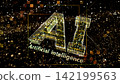 AI artificial intelligence technology network data computer information 3D illustration background back AI artificial intelligence technology network data computer information 3D illustration background back 142199563