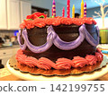 chocolate birthday cake 142199755