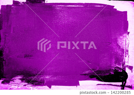 Abstract purple painted texture with brush strokes and rough edges, filling the frame. Abstract purple painted texture with brush strokes and rough edges, filling the frame. 142200285