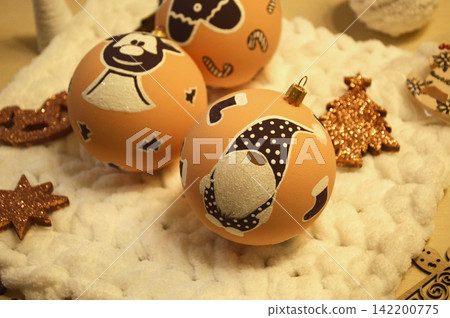 Christmas gift balls for Christmas tree decoration or room design Christmas gift balls for Christmas tree decoration or room design 142200775