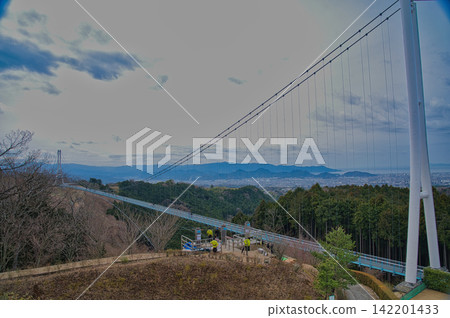 Mishima Skywalk as seen from the upper left. Mishima Skywalk as seen from the upper left. 142201433
