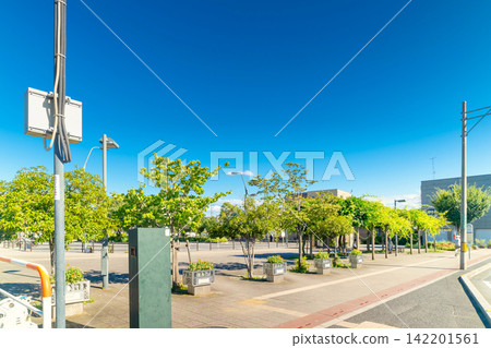 埼玉快速鐵道南鳩谷站,車站廣場旋轉 埼玉快速鐵道南鳩谷站,車站廣場旋轉 142201561