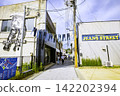 Kojima Jeans Street (Kojima, Kurashiki City, Okayama Prefecture), the birthplace of Japanese-made jeans. 142202394