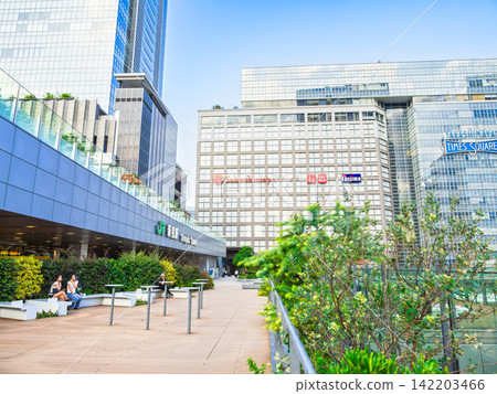 Shinjuku Station, New South Exit, Evening View Shinjuku Station, New South Exit, Evening View 142203466