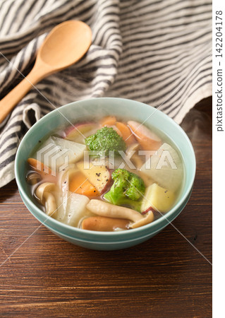 Soup with lots of ingredients Soup with lots of ingredients 142204178