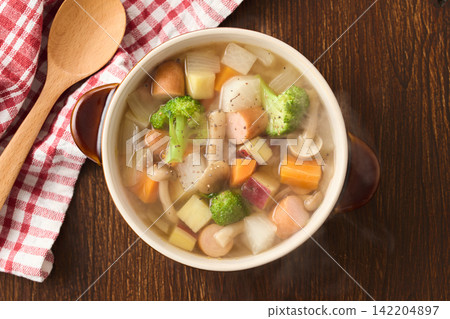 Soup with lots of ingredients Soup with lots of ingredients 142204897