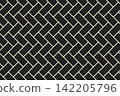 Black cypress fence pattern seamless background 142205796