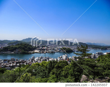Onomichi city seen from Senkoji Park Onomichi city seen from Senkoji Park 142205937