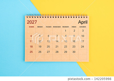 April 2027 brown calendar for 2026 year. April 2027 brown calendar for 2026 year. 142205998