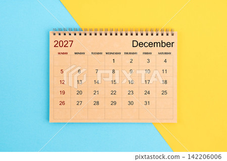 December 2027 brown calendar for 2026 year. December 2027 brown calendar for 2026 year. 142206006
