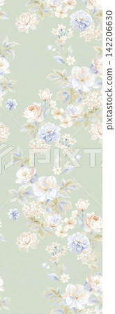 Collection of elegant soft neutral floral botanical seamless pattern swatches Collection of elegant soft neutral floral botanical seamless pattern swatches 142206630