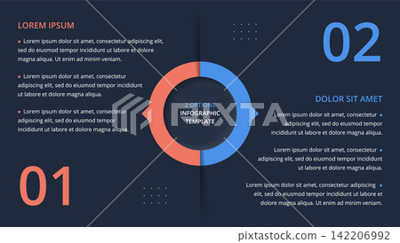 Two Options Comparison Infographic Template 142206992