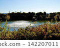 A view of Nakaike Park in front of the Sky Arena at Minoh City First General Sports Ground, Minoh City, Osaka Prefecture. 142207011