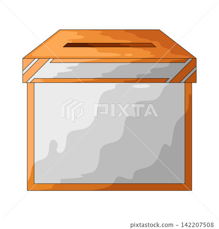 Illustration of Ballot Box Illustration of Ballot Box 142207508
