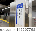 大阪地鐵禦堂筋線和四橋線大黑町月台 142207768
