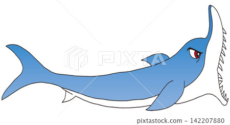 手繪動物插畫 ☆ 鯊魚 142207880