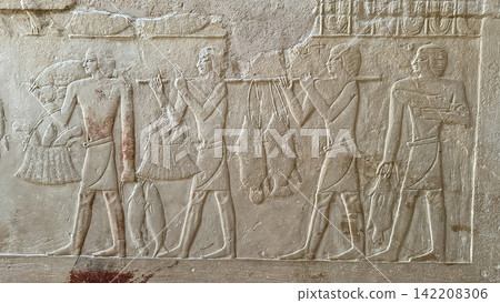 Mastaba of Kagemni, one of the noble tombs at Saqqara. 142208306