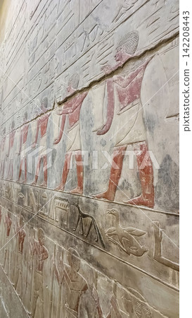 Mastaba of Kagemni, one of the noble tombs at Saqqara. 142208443